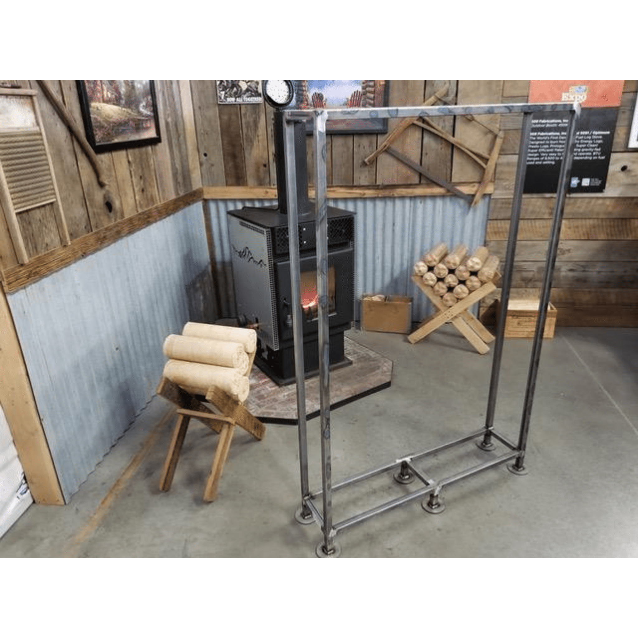 Metal Log Holder - Image 2