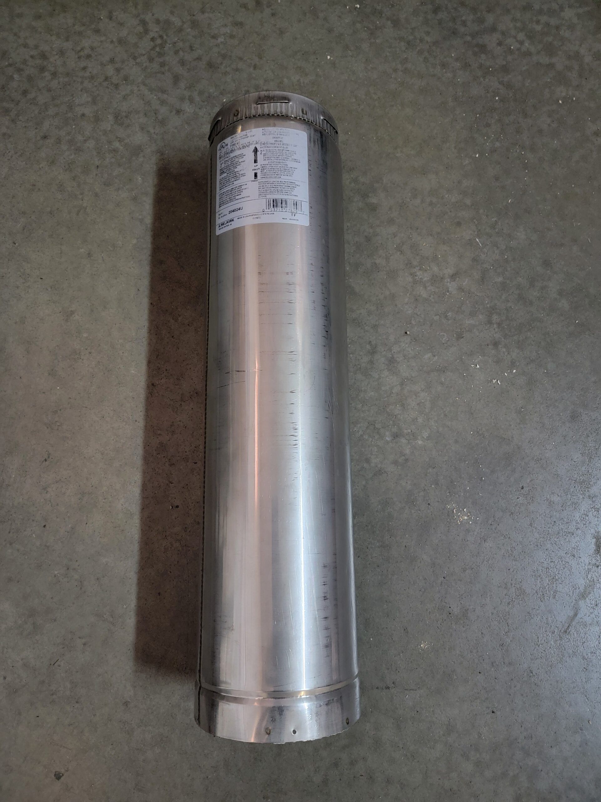4" insulated 24" pipe