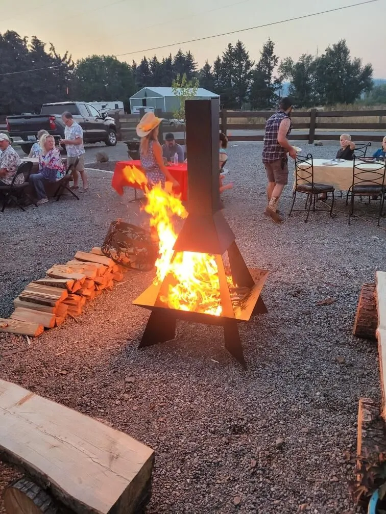 Pyramid Rocket Chiminea - Image 3