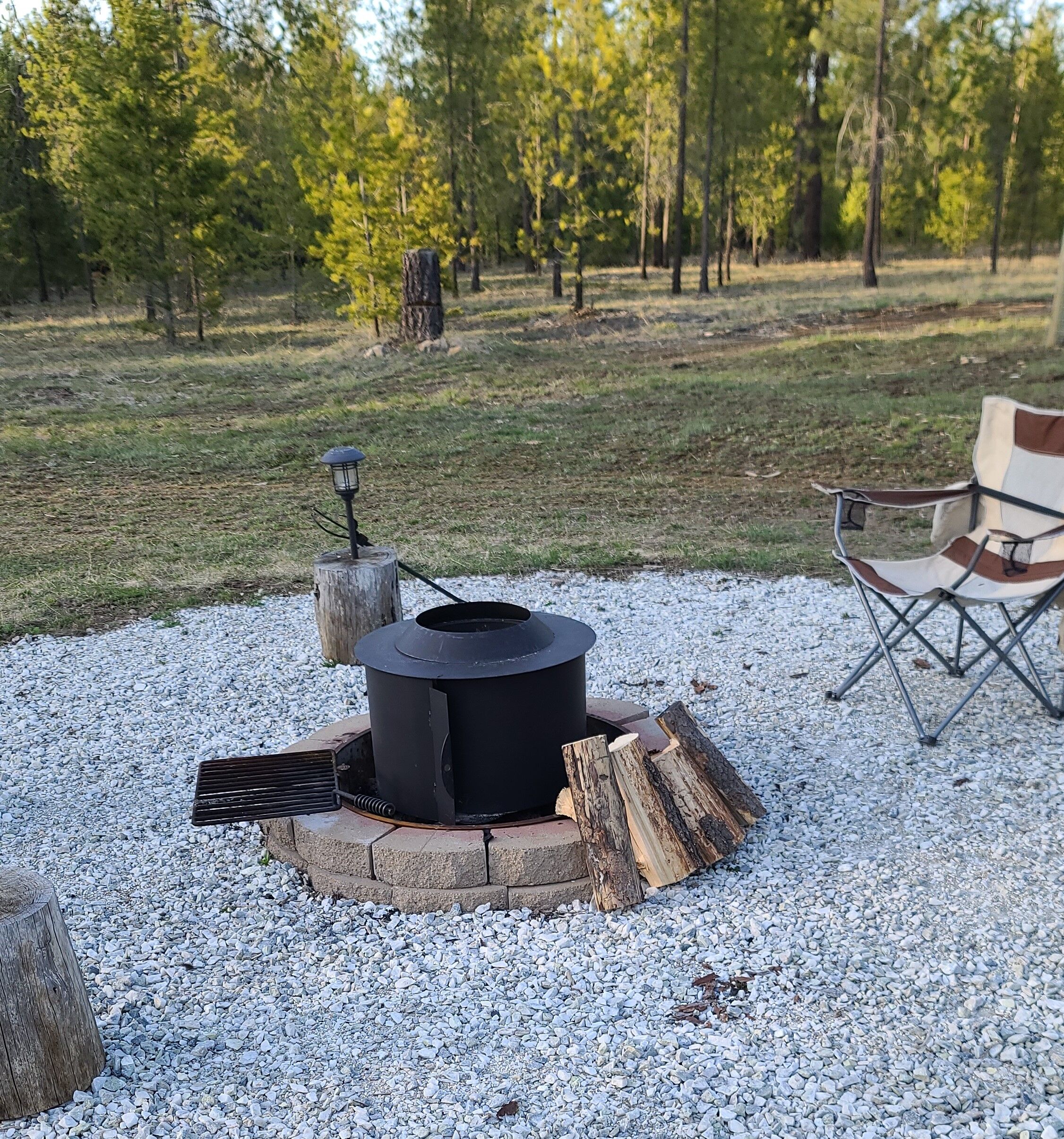 Fire Pit Revolve 22 Black Steel - Image 3