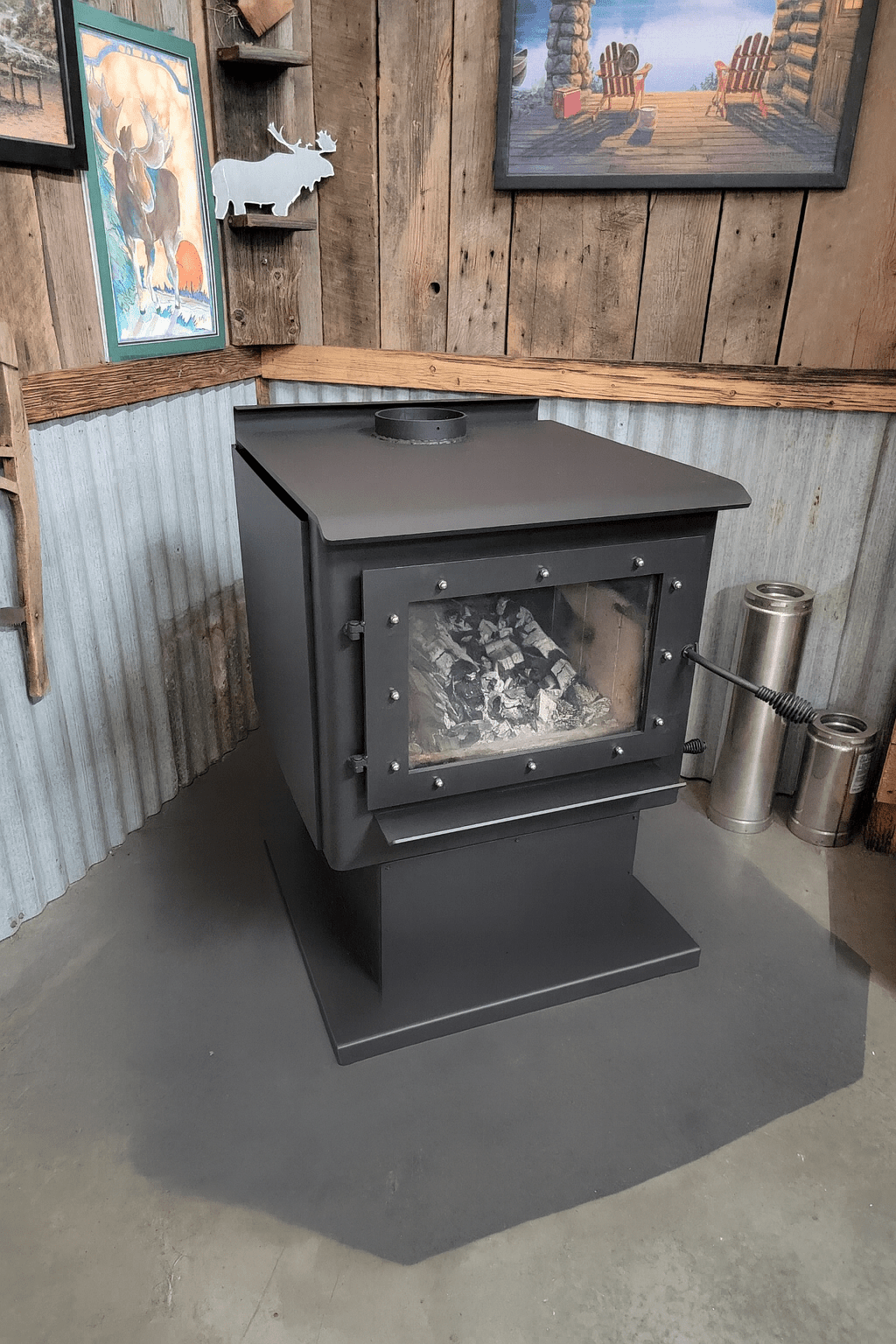 wood stove