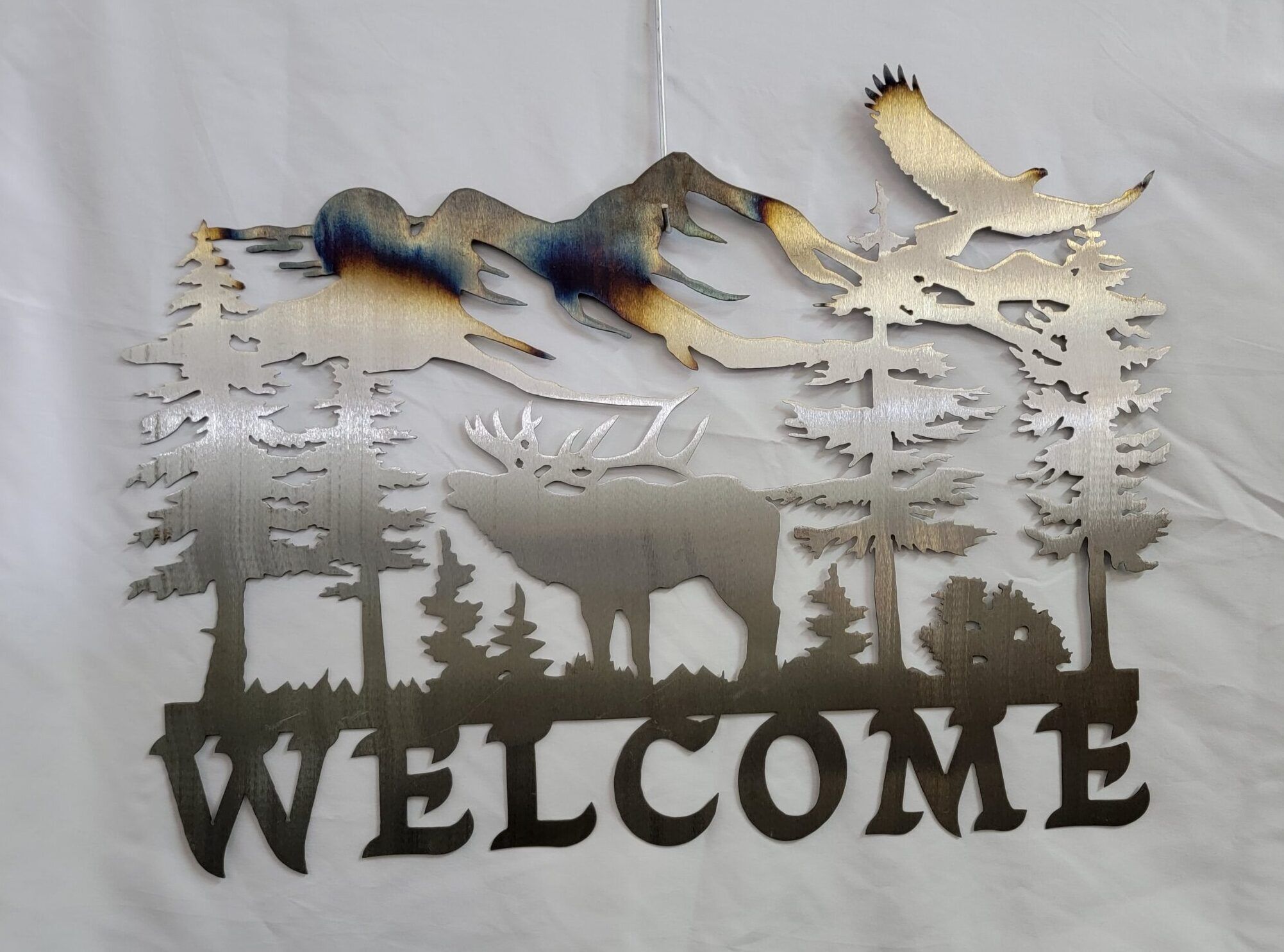 Elk Welcome Sign