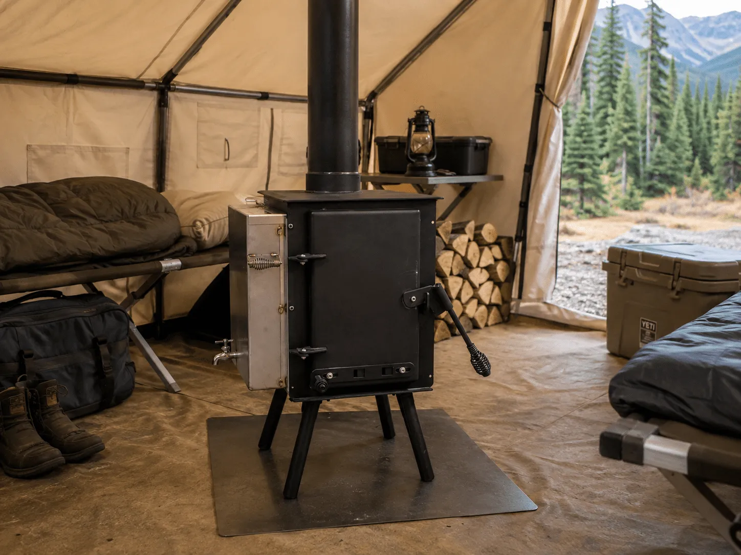Wall Tent Stove - Image 3