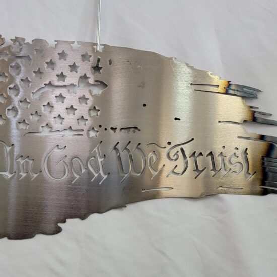 In God We Trust Steel Sign