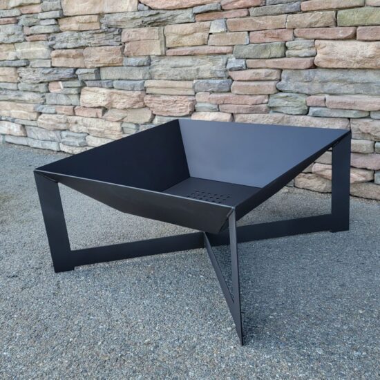 Square Fire Pit High is a nice wood fire pit