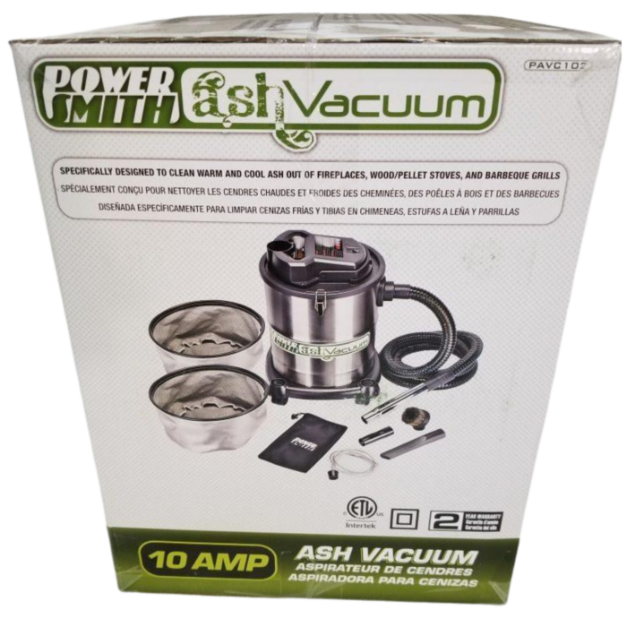 Power Smith 4 Gallon Stainless Steel Ash Vacuum
