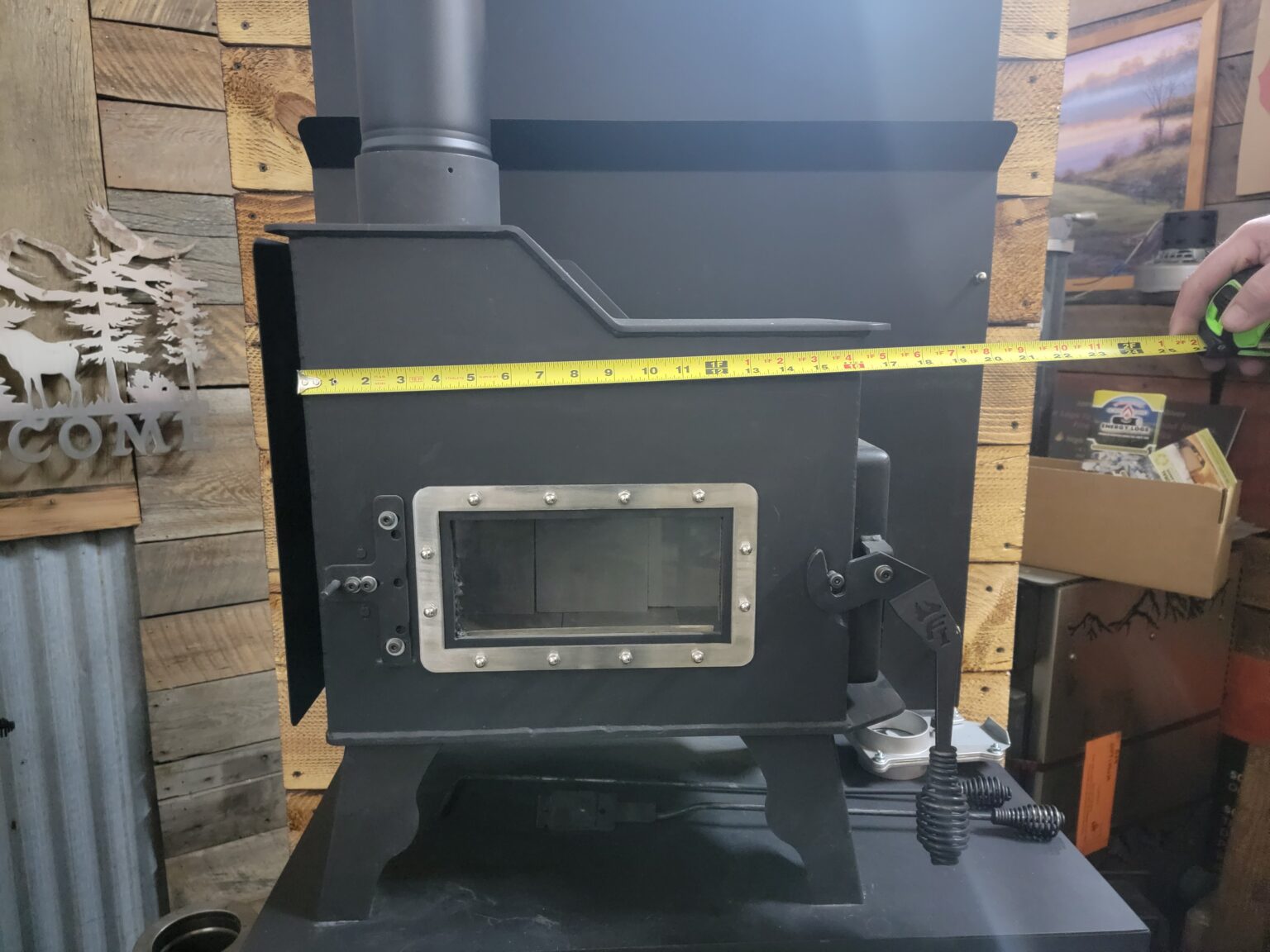 The Caboose Tiny Wood Stove Flame Innovation