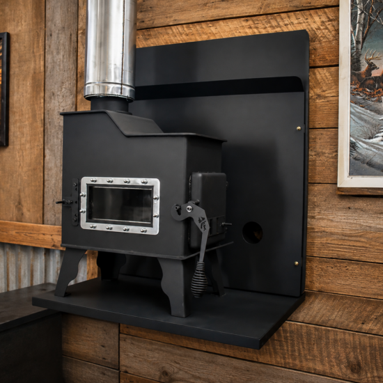 wall mounted caboose stove