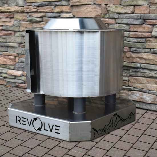 Revolve 27 Stainless Steel smokeless fire pit