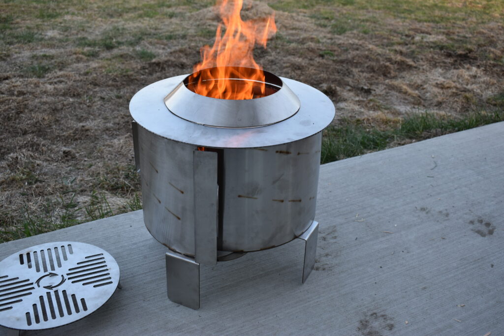 Portable Smokeless Fire Pit Revolve 16 Flame Innovation 1015