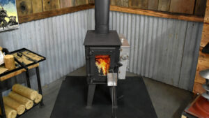 The Steelhead tiny wood stove