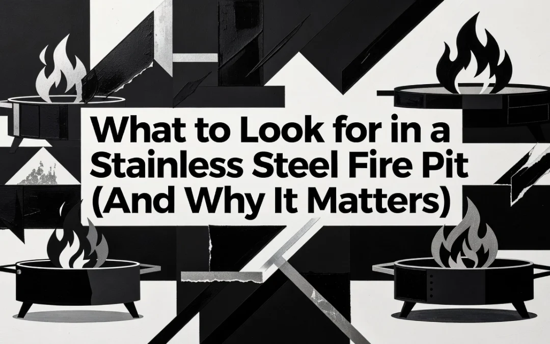 What to Look for in a Stainless Steel Fire Pit (And Why It Matters)